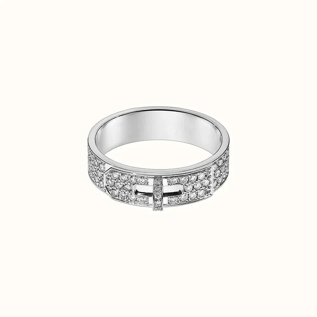 KELLY SILVER DIAMOND RING