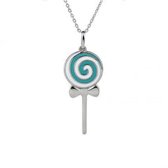 STERLING SILVER LOLLIPOP NECKLACE