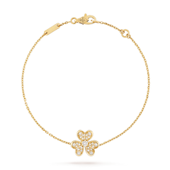 FRIVOLE GOLD FLOWER DIAMOND BRACELET