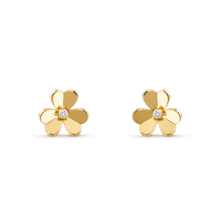 FRIVOLE GOLD FLOWER EARRINGS