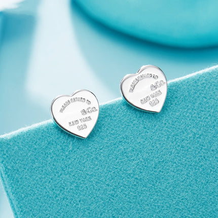 RETURN TO TIF LOVE SILVER EARRINGS