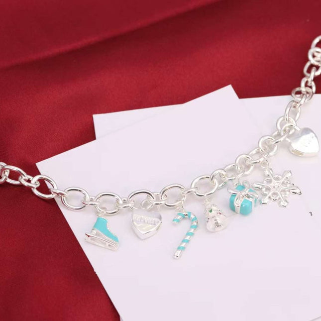 CHRISTMAS SILVER BRACELET