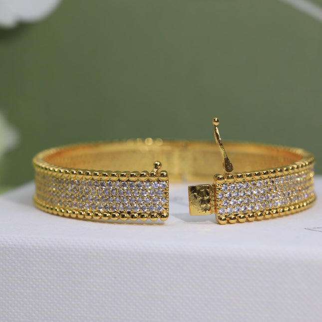 PERLEE 3 ROWS DIAMONDS BRACELET