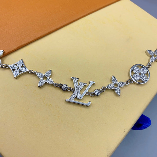 STAR AND SUN 7 MOTIFS DIAMONDS BRACELET