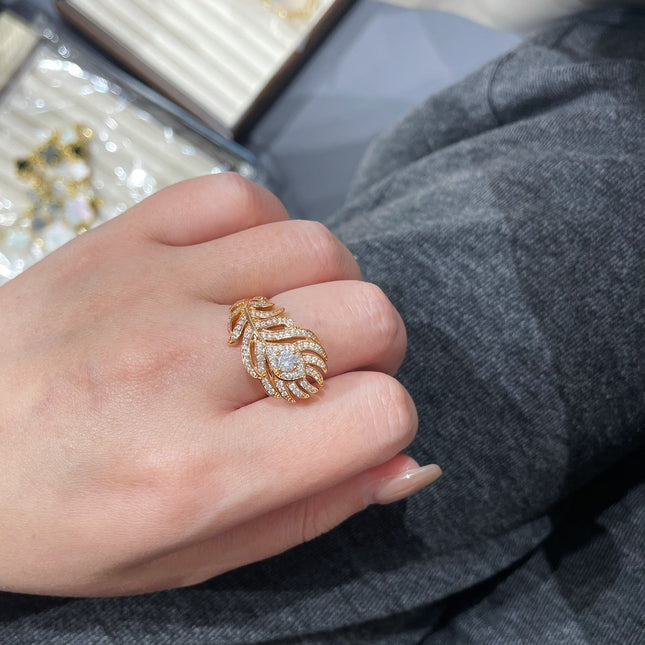 PLUME DE PAON SMALL RING