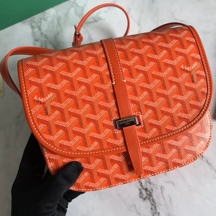 BELVEDERE PM BAG 21CM ORANGE CANVAS