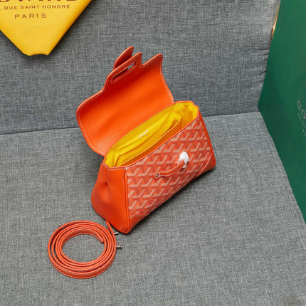 SAIGON SOUPLE MINI BAG ORANGE CANVAS