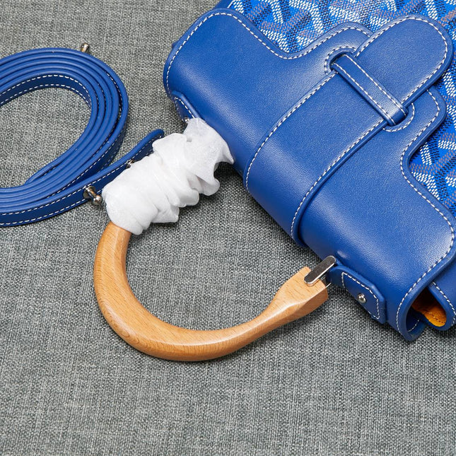 SAIGON SOUPLE MINI BAG BLUE CANVAS