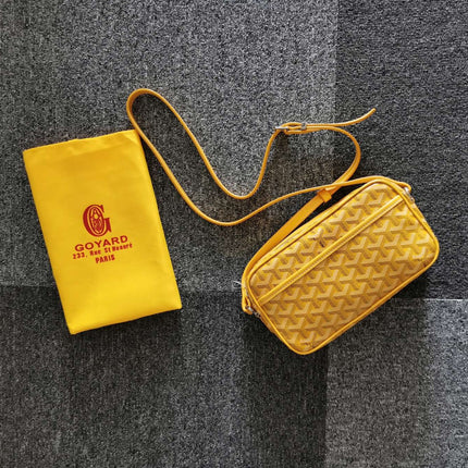 CAP-VERT PM BAG 23X8X14CM YELLOW CANVAS