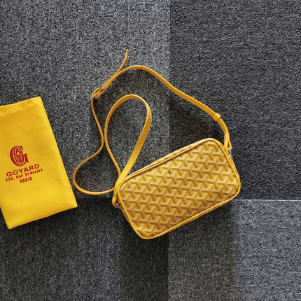 CAP-VERT PM BAG 23X8X14CM YELLOW CANVAS