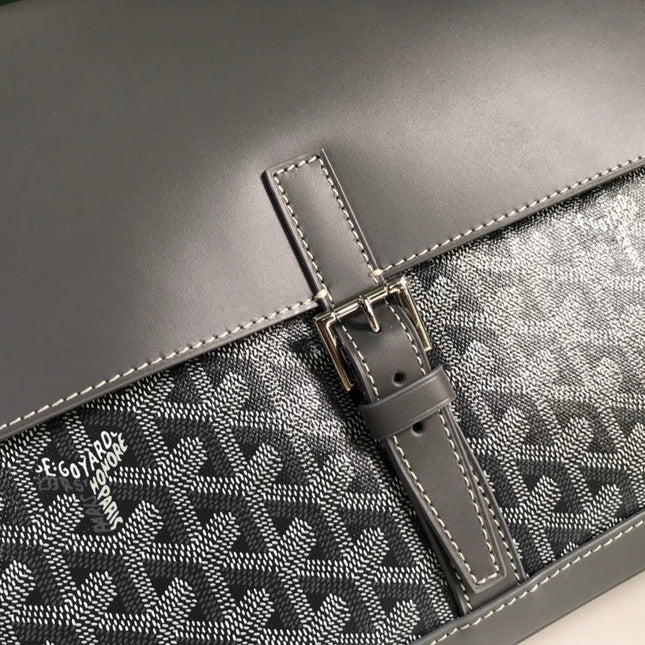 GOYARD CITADIN BAG 38CM GREY CANVAS