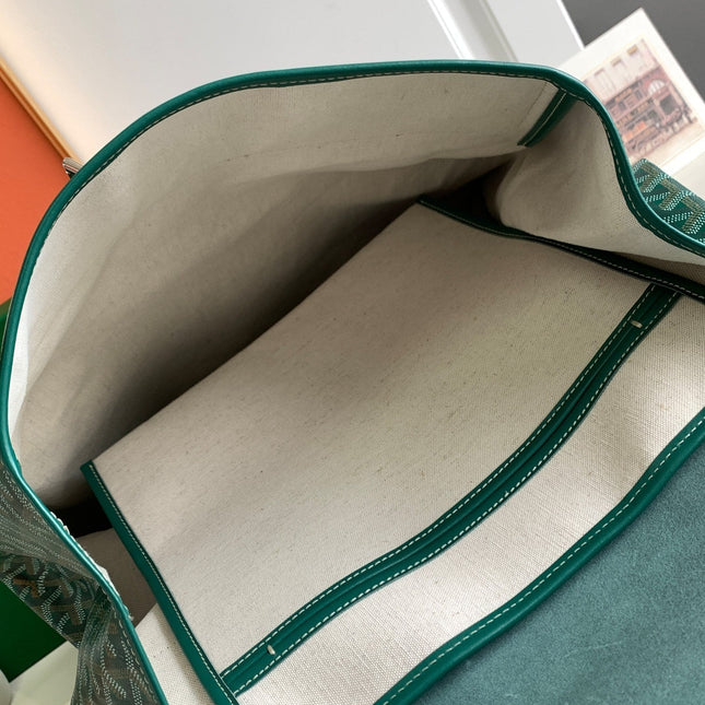 GOYA STEAMER PM BAG 48CM GREEN CANVAS