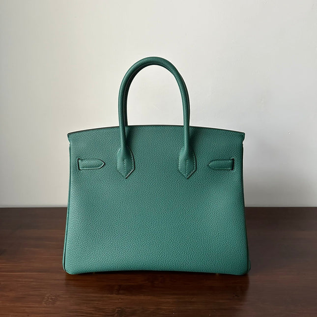 HM BIRKIN 30CM MALACHITE TOGO LEATHER GOLD HARDWARE