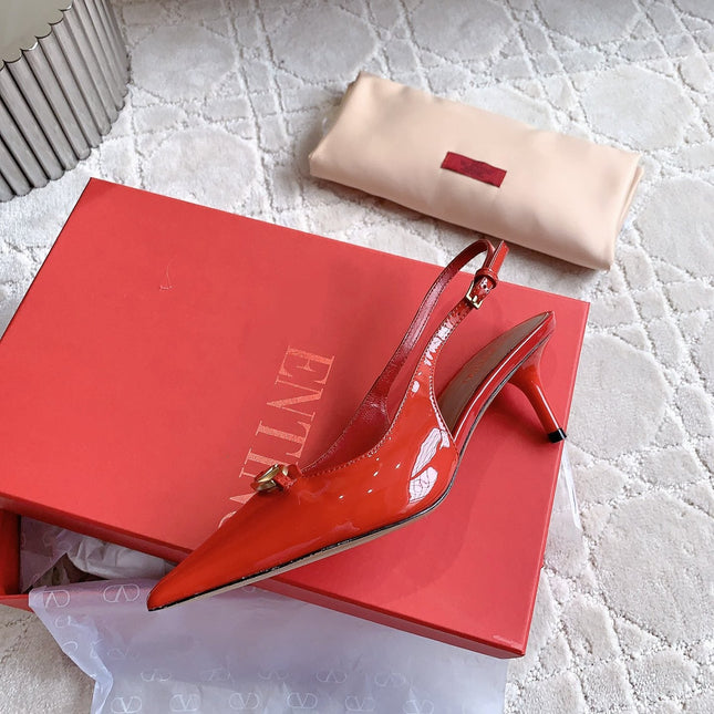 Vlogo Slingback Pump 65MM Shiny Red