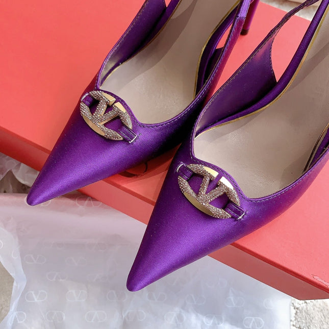 Vlogo Slingback Pump 90MM Purple