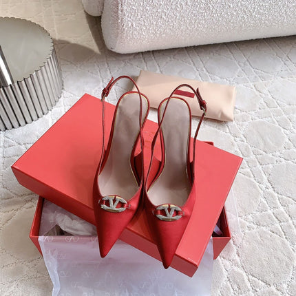 Vlogo Slingback Pump 90MM Red