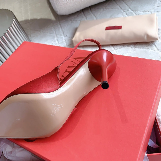 Vlogo Slingback Pump 90MM Red