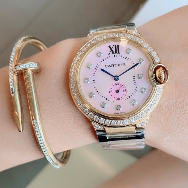 BALLON BLEU DE CARTIER 36MM PINK DIAL