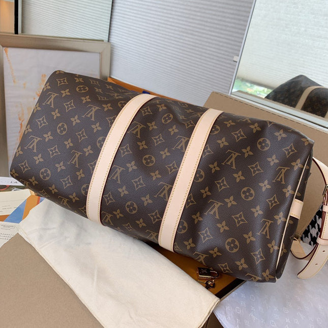 LV KEEPALL BANDOULIERE 45 MONOGRAM CANVAS