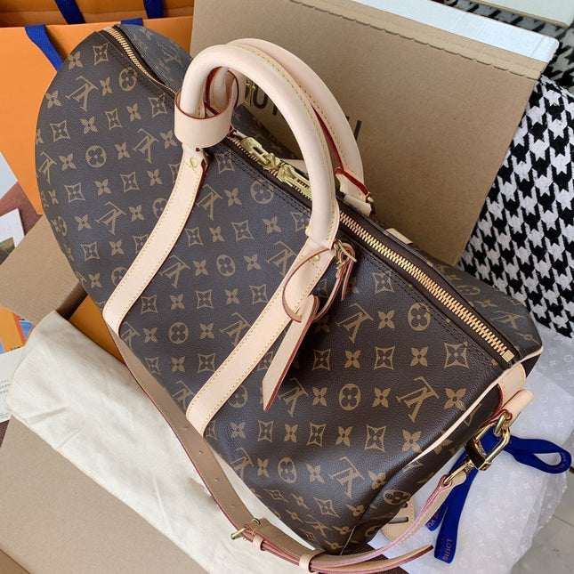 LV KEEPALL BANDOULIERE 45 MONOGRAM CANVAS